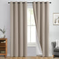 Yakamok Natural Blackout Curtains 96 Inches Long by Yakamok