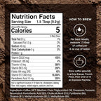 VitaCup Genius Ground Keto Coffee w/Turmeric, MCT Oil, B Vitamins, D3, Ground Coffee Medium Dark Roast, Bold & Smooth, 100% Arabica Coffee Grounds, 4 bags, 11oz each