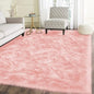 Latepis Pink Rugs for Living Room Area Rug 6x9 Faux Sheepskin Fur Rug for by Latepis