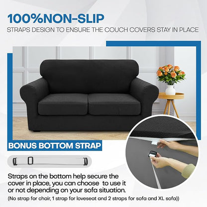 XINEAGE 2026 New 3 Pieces Couch Covers - Image 7