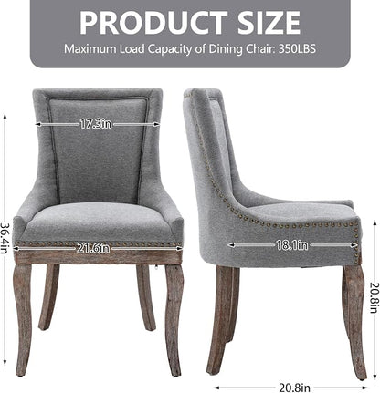 Modern Dining Chairs Set of 6, High Back Dining Chairs Side Chairs - Image 3