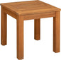 Balkene Home 63407 Lio Oslo Solid Wood Indoor/Outdoor Side Table Light Brown by Patio+Sense