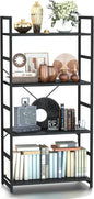 NUMENN 4 Tier Bookshelf, Tall Bookcase Shelf Storage Organizer, Modern Book by NUMENN