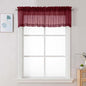 Chyhomenyc Burgundy Sheer Valances by Chyhomenyc