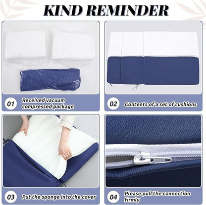 Patelai 2 Set Outdoor Chaise Lounge Cushions - Image 3