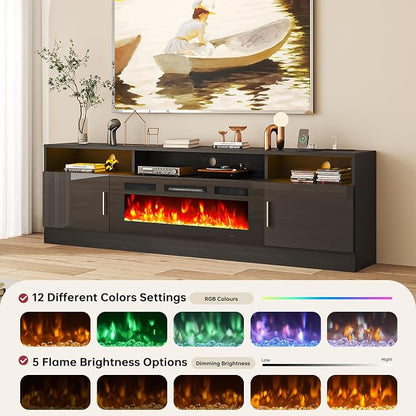 oneinmil 70" Fireplace TV Stand - Image 9