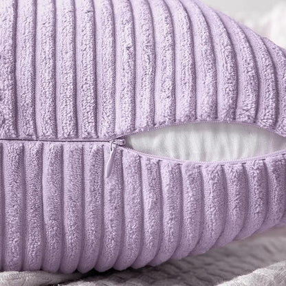 MIULEE Purple Decorative Throw Pillow Covers - Image 3
