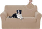 U-NICE HOME Loveseat Cover Stretch Couch Cover Sofa Slipcover, Camel | 2 by U-NICEHOME