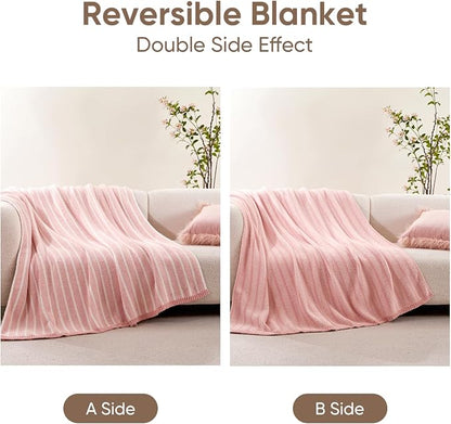 Snuggle Sac Bedding Blanket, Twin Size 60x80 | Ultra Soft, Warm Cozy Knit Fuzzy - Image 5