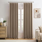 Cappuccino Blackout Curtains 144 Inches Long 12 feet Tall, Extra Long Pinch by KEQIAOSUOCAI
