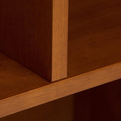 SIMPLIHOME Draper 35 inch Mid-Century Modern 6 Cubbie Bookcase - Image 12