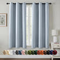 MIULEE Blackout Curtains for Bedroom 2 Panels 40 x 45 Inch Long Light Blue | by MIULEE