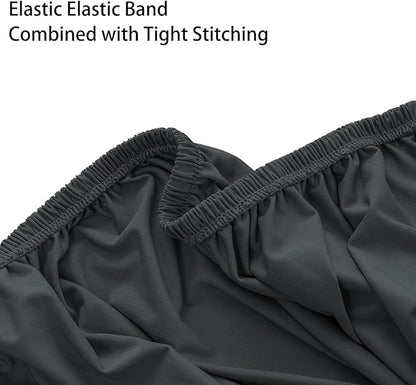 Super Stretch Ottoman Cover- Soft Form Fit Ottoman Cover Rectangular Ottoman - Image 6