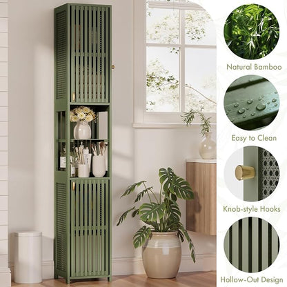 Amazer Tall Bathroom Storage Cabinet 70'', Freestanding Cabinet Storage - Image 4