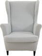 HAOYONG Jacquard Wingback Chair Cover Thickening Armchair Covers 2 Pieces by HAOYONG