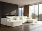 138" Cloud Sectional Couch, Comfort U Shaped Sofa by VYUXWO