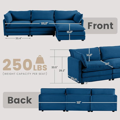 ROWHY Oversized Modular Sectional Sofa - Image 2
