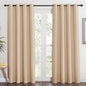NICETOWN Room Darkening Biscotti Beige Curtain by NICETOWN