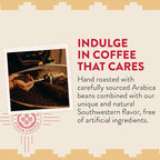 New Mexico Piñon Whole Bean Coffee Medium Roast 100% Brazilian Arabica Piñon Fudge - Naturally Chocolate Nutty & Smooth Flavored Coffee Beans - 2 Lb Bag
