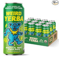 Drink Weird Organic Mystical Mint Yerba Mate – 16oz Cans, 160mg Organic Caffeine, Pack of 12 – Grateful Dead Collab, Clean Energy Drink Alternative