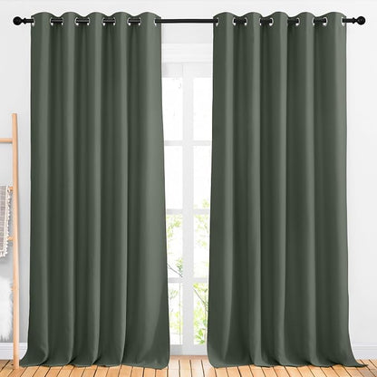 NICETOWN Blackout Curtains for Sliding Glass Door, Grommet Thermal Window by NICETOWN