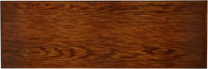 Leick Home 82360 Solid Wood Mission Oak Four Door TV Stand - Image 10