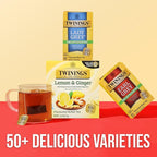 Twinings Decaffeinated Lady Grey Black Tea Individually Wrapped Bags, 20 Count (Pack of 1), Orange Peel & Lemon Peel, Enjoy Hot or Iced, 20 Teabags