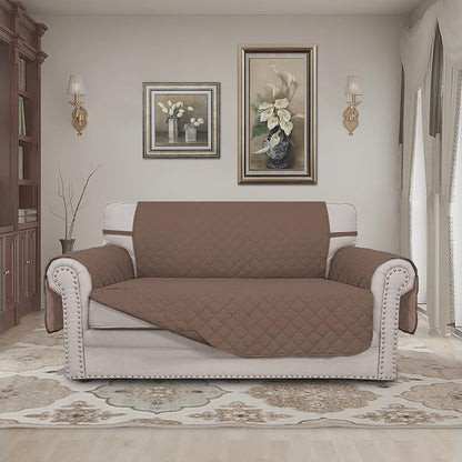 Easy-Going Reversible Couch Cover, 2 Cushion Sofa, Water Resistant Furniture Mat - Image 2