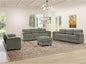 HAOMARKETS Corduroy Sofa Set, Upholstered Ottoman, Modern Loveseat and 3-Seater by HAOMARKETS