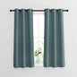 NICETOWN Greyish Blue Short Blackout Curtains by NICETOWN