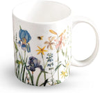 Maison d' Hermine Coffee Mug with Handles Fine Bone China Mugs Pack of One Tea Cups for Hot Beverages Cappuccino Latte Home Restaurant Office Perfect for Gift (Fleurs De Mai - Floral, 15 Ounce)