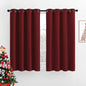 NICETOWN Burgundy Red Blackout Curtains Grommet by NICETOWN