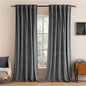 MIULEE Grey Velvet Curtains 52x84 inches 2 Panels Luxury Blackout Curtains | by MIULEE