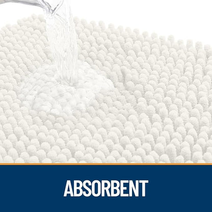 OLANLY Dog Door Mat for Muddy Paws 59x20, Super Absorbent Chenille Mud Mat | - Image 3