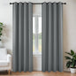 Joydeco Grey Blackout Curtains for Bedroom 84 Inch 2 Panels by JOYDECO