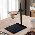 Xuthusman Coffee Dripper Holder Silicone Base Glass Funnel Stand Portable Coffee Dripper Rack Hight Adjustable for Home Kitchen