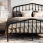 SHA CERLIN Queen Size Metal Platform Bed Frame by SHACERLIN