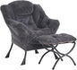 LITA Modern Accent Leisure Upholstered Sofa Chair, Lounge Reading Chair by LITA