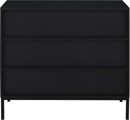 Coaster Home Furnishings Jess 2-Door Arched Fluted Glass Accent Cabinet Black - Image 8