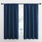 NICETOWN Kitchen Curtains, Short Blackout Curtains & Drapes, Moroccan Blue by NICETOWN