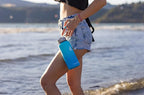 HYDRO CELL Stainless Steel Insulated Water Bottle with Straw - For Cold & Hot Drinks - Metal Vacuum Flask with Screw Cap and Modern Leakproof Sport Thermos for Adults (Sky/Blue 32oz)