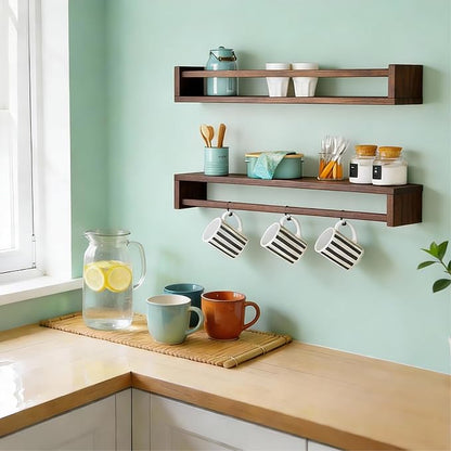 Fixwal Nursery Book Shelves, 23.6 Inch Floating Bookshelves - Image 7