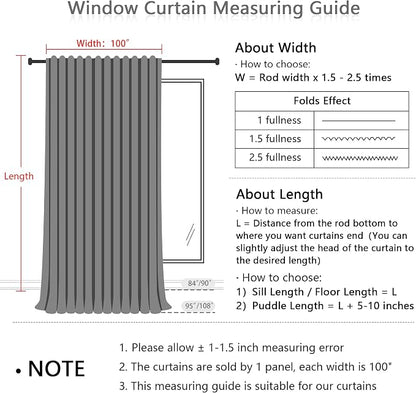 MYSKY HOME Patio White Curtains - Image 6