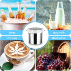 10 Pack 26"x22" Brew Bag, Extra Large Straining Bag, Reusable Fine Mesh Bag, White Drawstring Filter Bag for Beer, Nut Milk, Cold Brew, Wine, Coffee, Tea, Grain