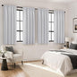 MIULEE Greyish White Blackout Curtains 4 Panels Set 72 Inch Length Bedroom | by MIULEE