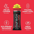 NewTrition® Extra Strength Energy Shots, 250mg Caffeine Energy Shots with Vitamin B & Amino Acids, Sugar-Free Vitamin Energy Shot, 1.7 fl oz (Pack of 12, Wild Berry)