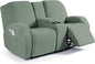 Ruaozz Loveseat Recliner Covers by RuaozzFurnitureCovers