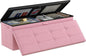 DocSafe Storage Ottoman Bench, Fireproof＆Waterproof Folding Bench by DocSafe