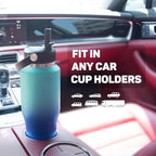 Insulated Water Bottle 40oz with Straw/Spout Lids, Stainless Steel Water Bottles Keep Cold 24h&Hot 12h, Metal Water Bottle with Straw that Fits in Cup Holder, Water Bottle Leak-proof,BPA Free