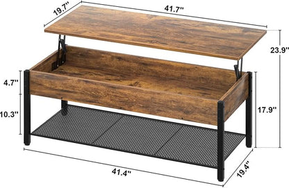 Homieasy 41.7" Lift Top Coffee Table - Image 3